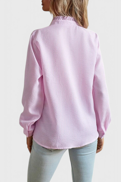 Blusa Lily Seda Vanguardista Con Corte Único Urbana Chic