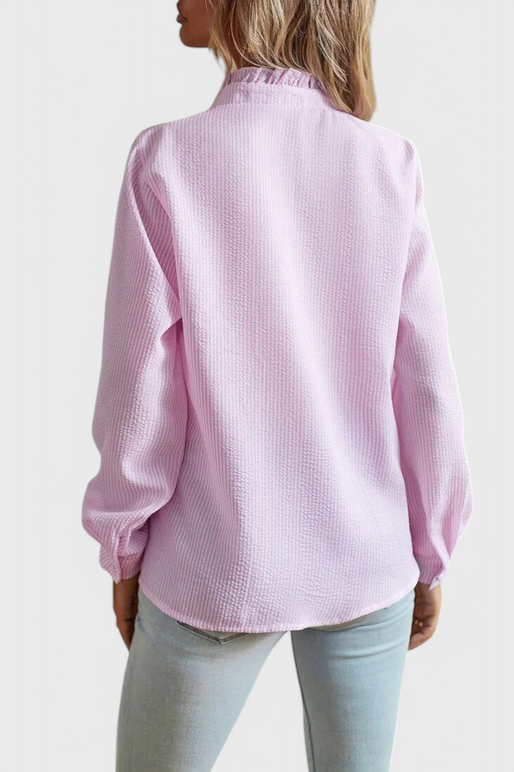 Blusa Lily Seda Vanguardista Con Corte Único Urbana Chic