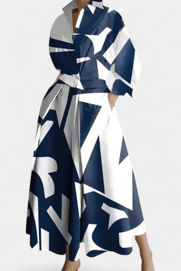 Vestido Miriam Maxi Manga Larga Tejido Premium Limitada
