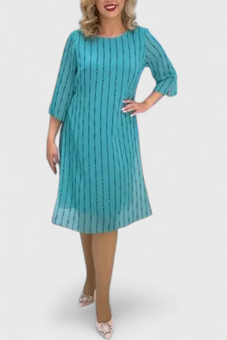 Polly Vestido De Gasa Ligera Transpirable Y Coqueto Clásico