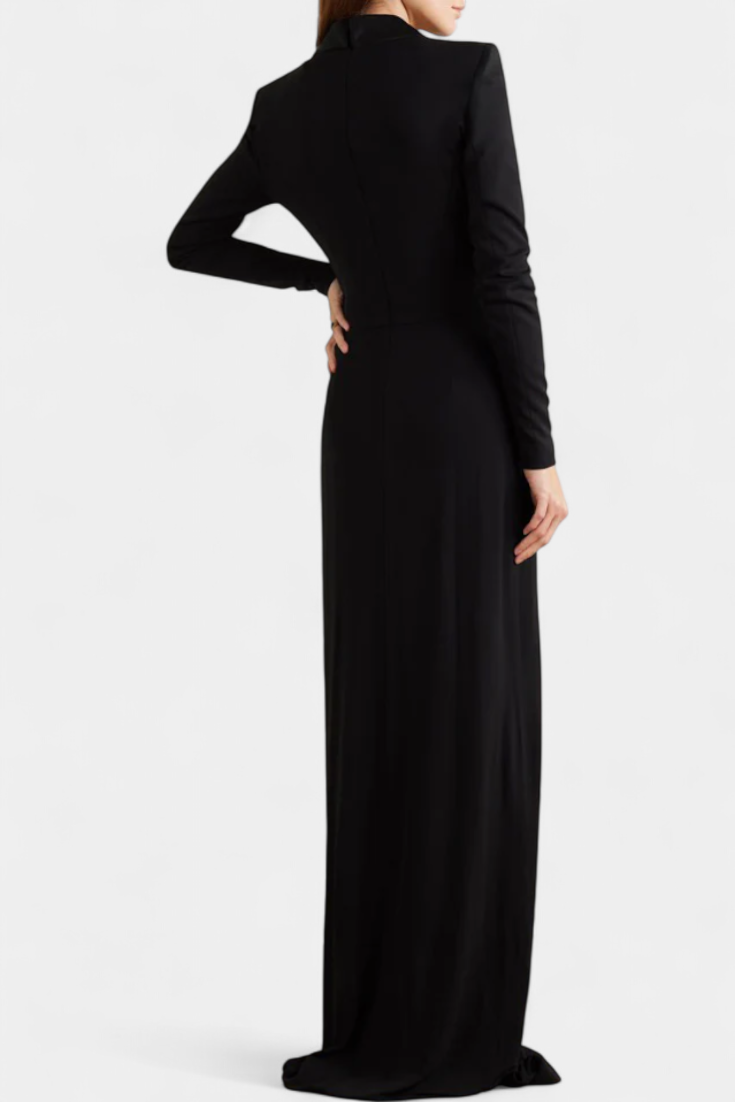 Vestido Maxi Talara Ajustado Con Tejido Suave Limitada
