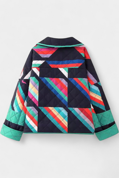 Chaqueta Retro Maika Edicion Limitada Con Corte Relajado
