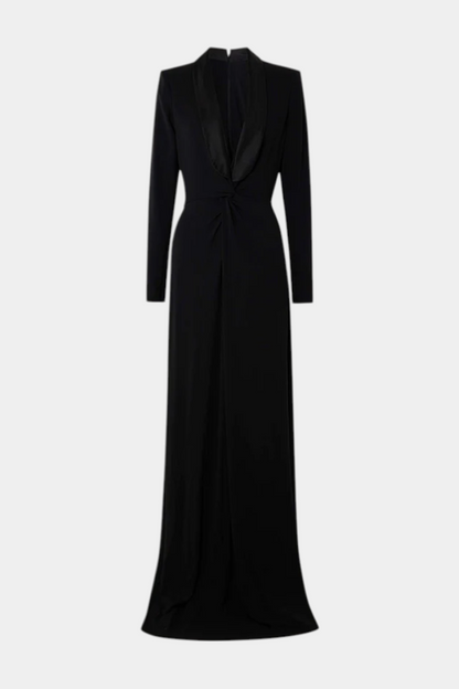 Vestido Maxi Talara Ajustado Con Tejido Suave Limitada