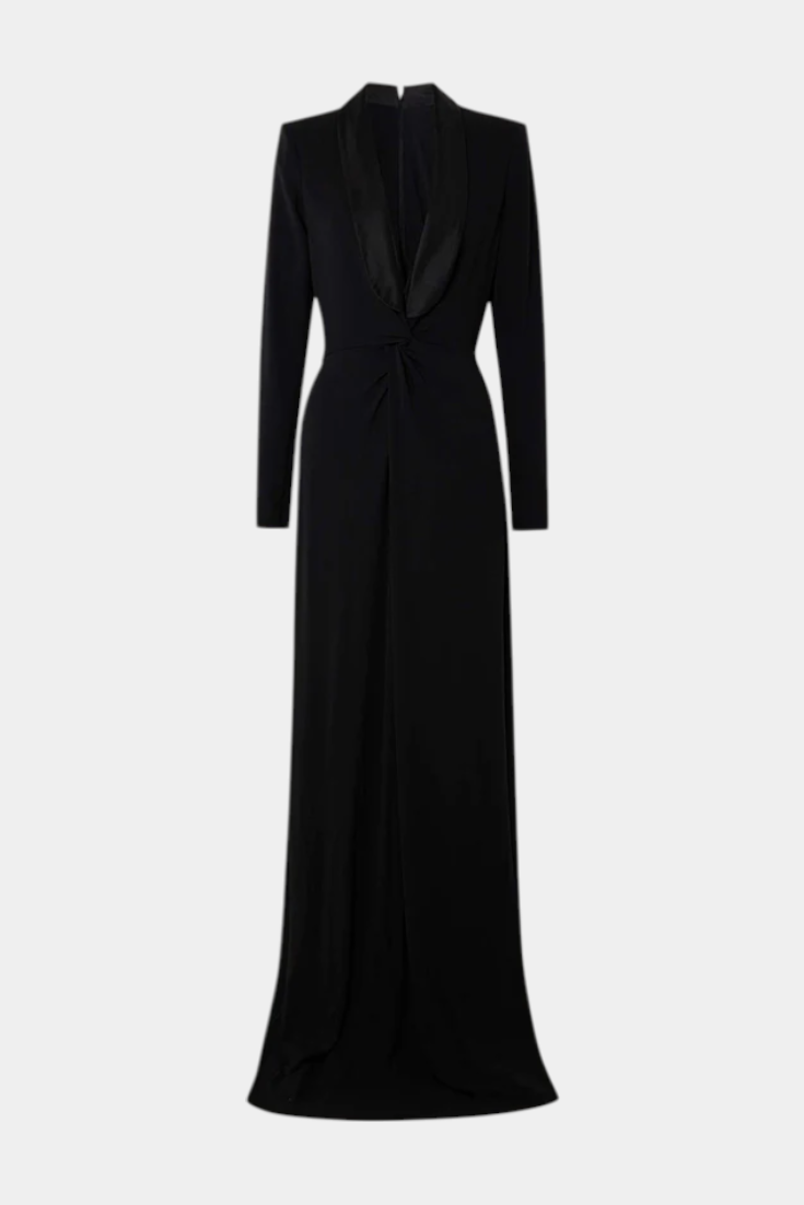 Vestido Maxi Talara Ajustado Con Tejido Suave Limitada