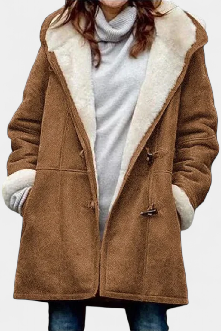 Abrigo Capucha Envolvente Jessa Delicia Colección Privada