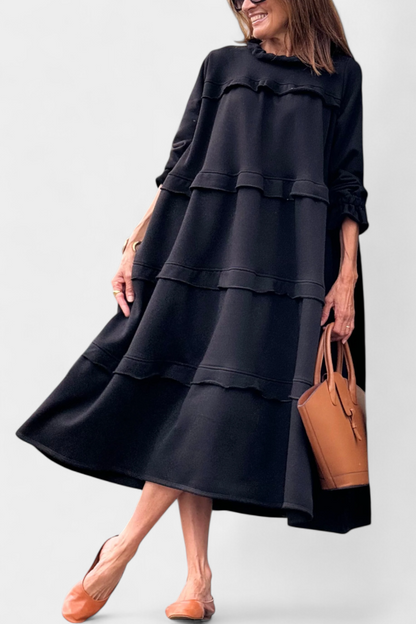 Vestido Sudadera Jada Volantes Con Glamour Diario Chic