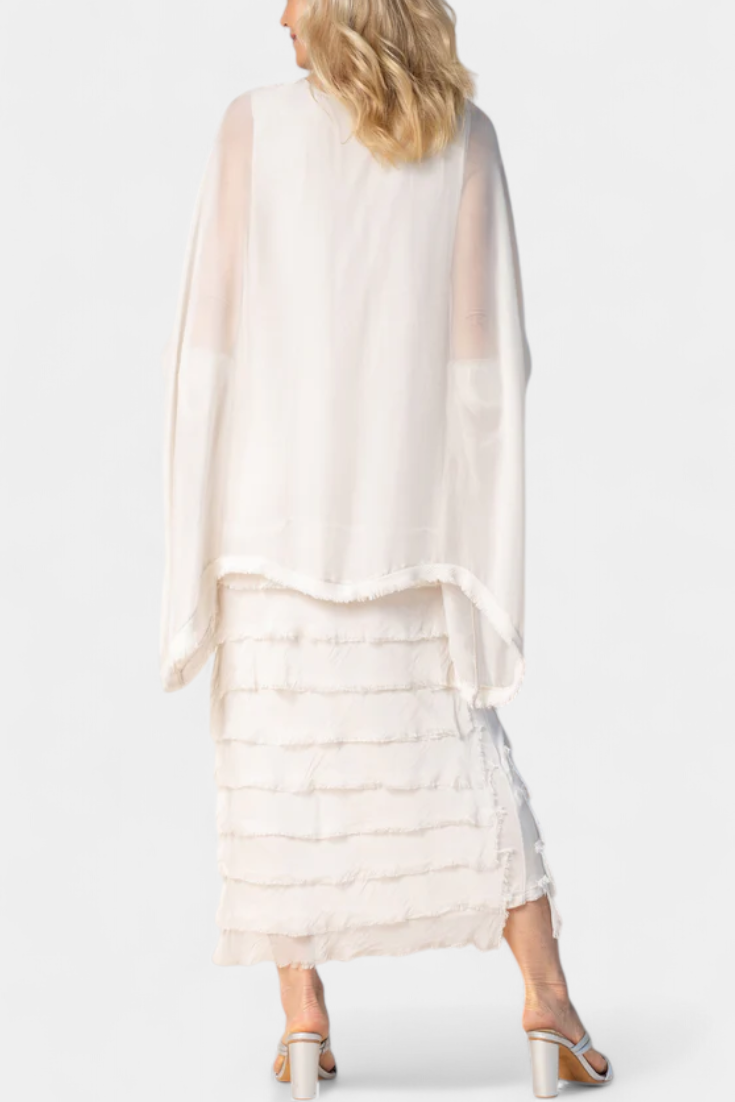 Vestido Rosaria Midi Con Corsé Y Volantes Deslumbrantes