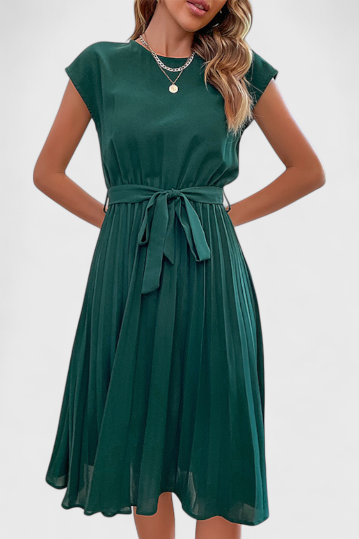 Vestido Midi Luxie Transpirable Edición Limitada Muy Chic