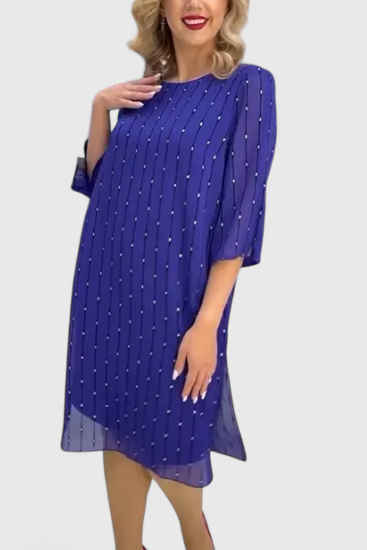 Polly Vestido De Gasa Ligera Transpirable Y Coqueto Clásico