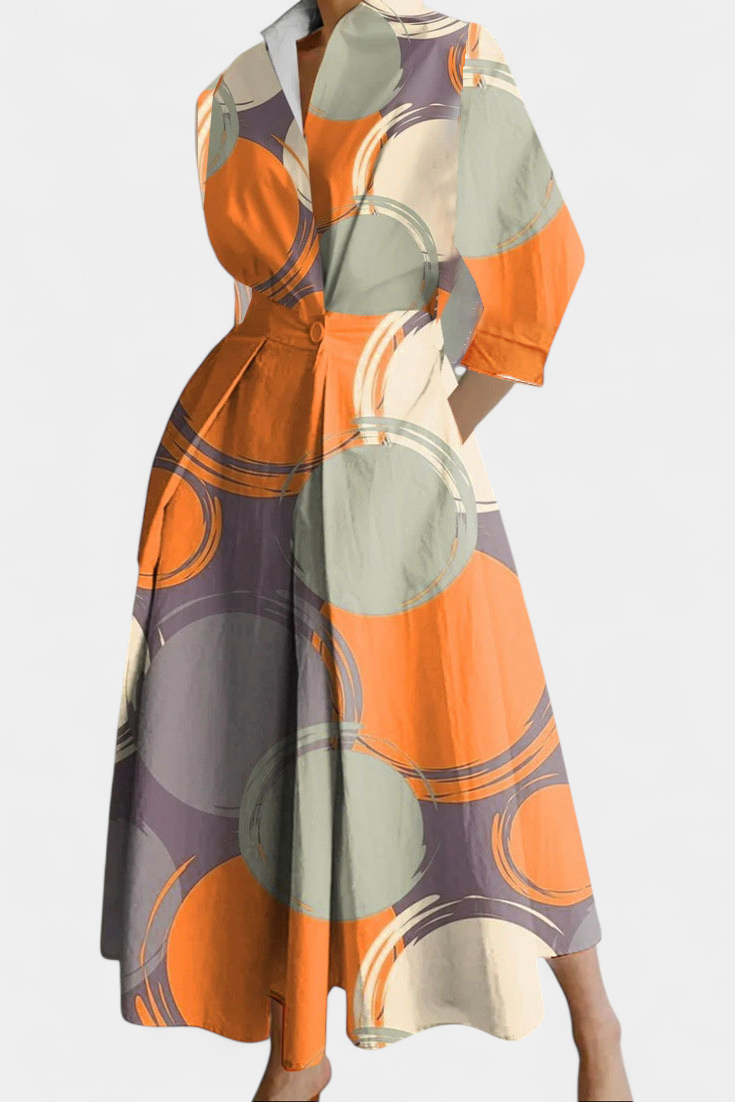 Vestido Miriam Maxi Manga Larga Tejido Premium Limitada