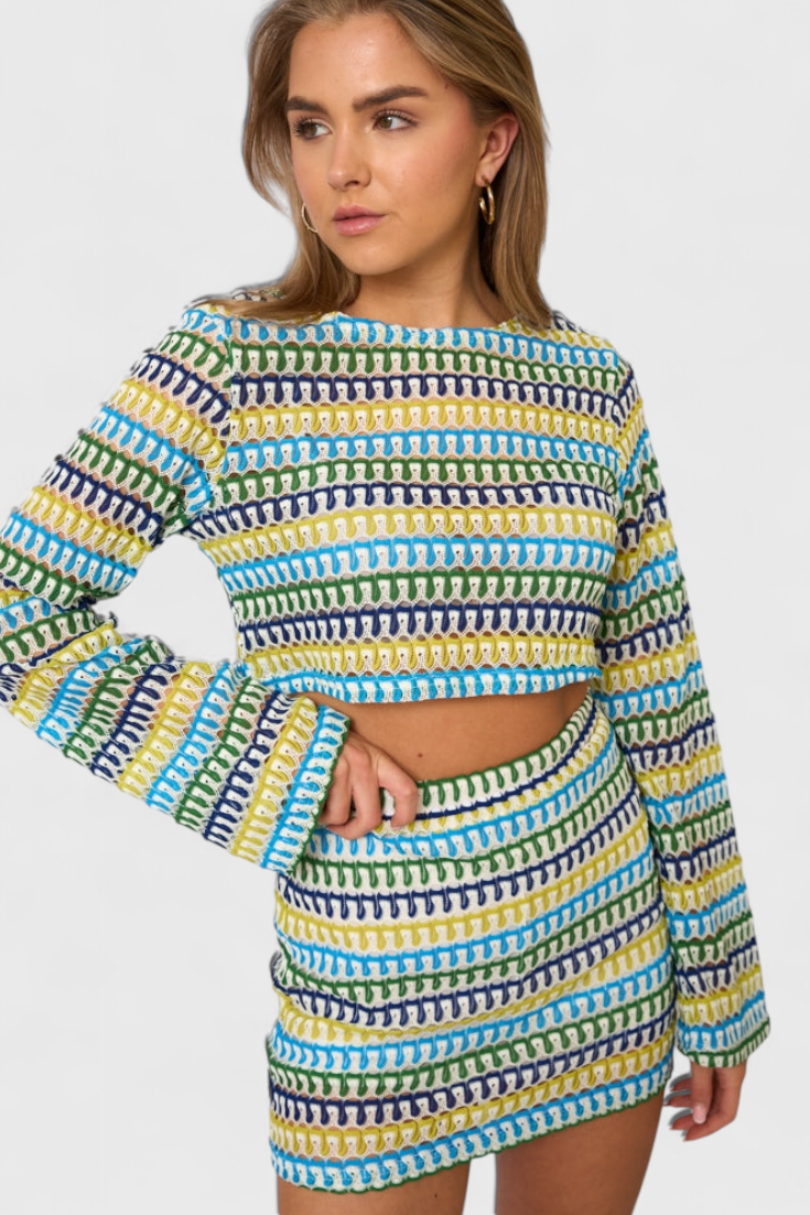 Conjunto Boho Ganchillo Ligero Edición Limitada Verano Chic