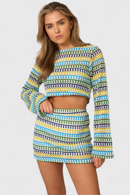 Conjunto Boho Ganchillo Ligero Edición Limitada Verano Chic