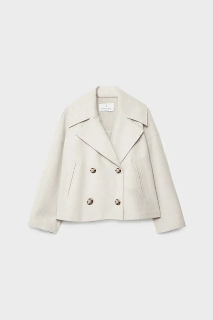 Chaqueta Destiny Corta Con Doble Botonadura Muy Chic