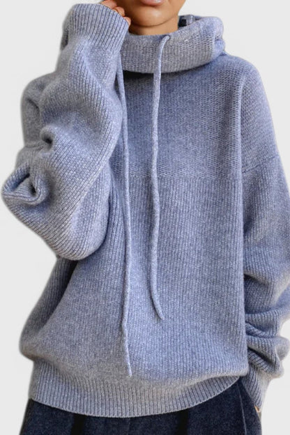 Jersey de Lana Mezcla Silueta Atemporal con Encanto