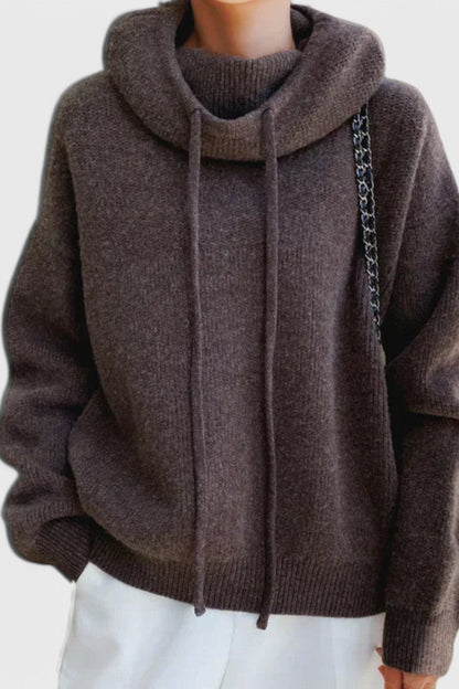 Jersey de Lana Mezcla Silueta Atemporal con Encanto