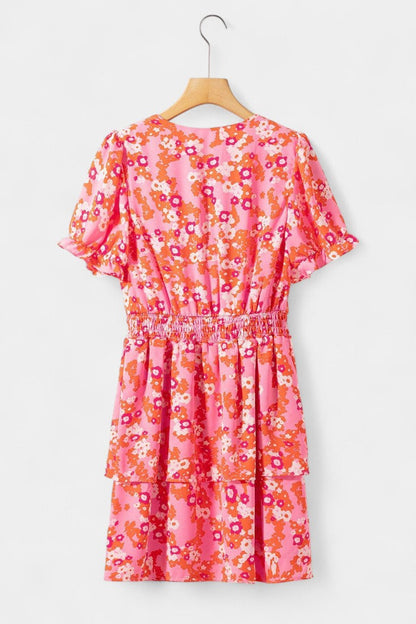 Vestido Floral Con Volantes Kimberly Colección Exclusiva
