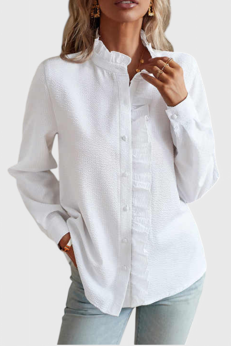 Blusa Lily Seda Vanguardista Con Corte Único Urbana Chic